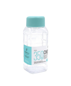 Bình Nước Bằng Nhựa Pet Locknlock Chess 350ml - Nắp Màu Xanh Dương và Trắng - HAP815