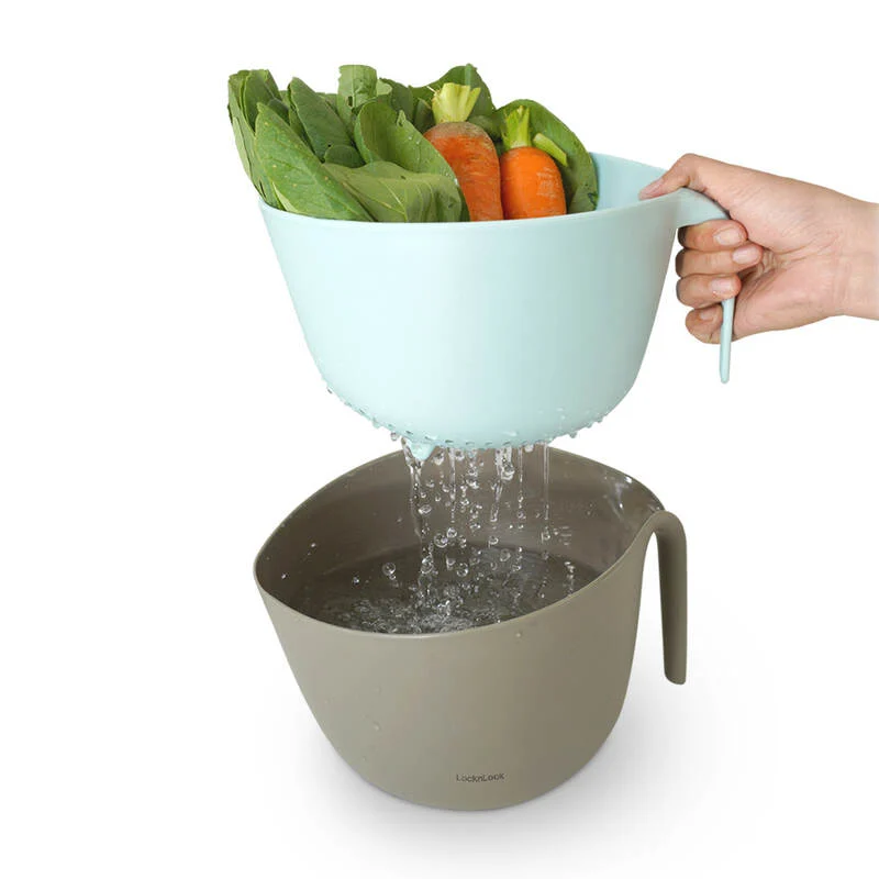 CKB014GRY - Rổ Kèm Thau 280x232x163mm - Màu Xám - LocknLock - LocknLock Online