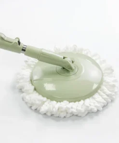 ETM498MITS2 - Bộ Cây Lau Nhà Mini Spin Mop & 4 Bông Lau Sàn - Màu Xanh Mint - LocknLock - LocknLock Cần Thơ