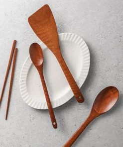 Alternative view of F00086 - Muôi xới cơm 22.5cm bằng gỗ LocknLock