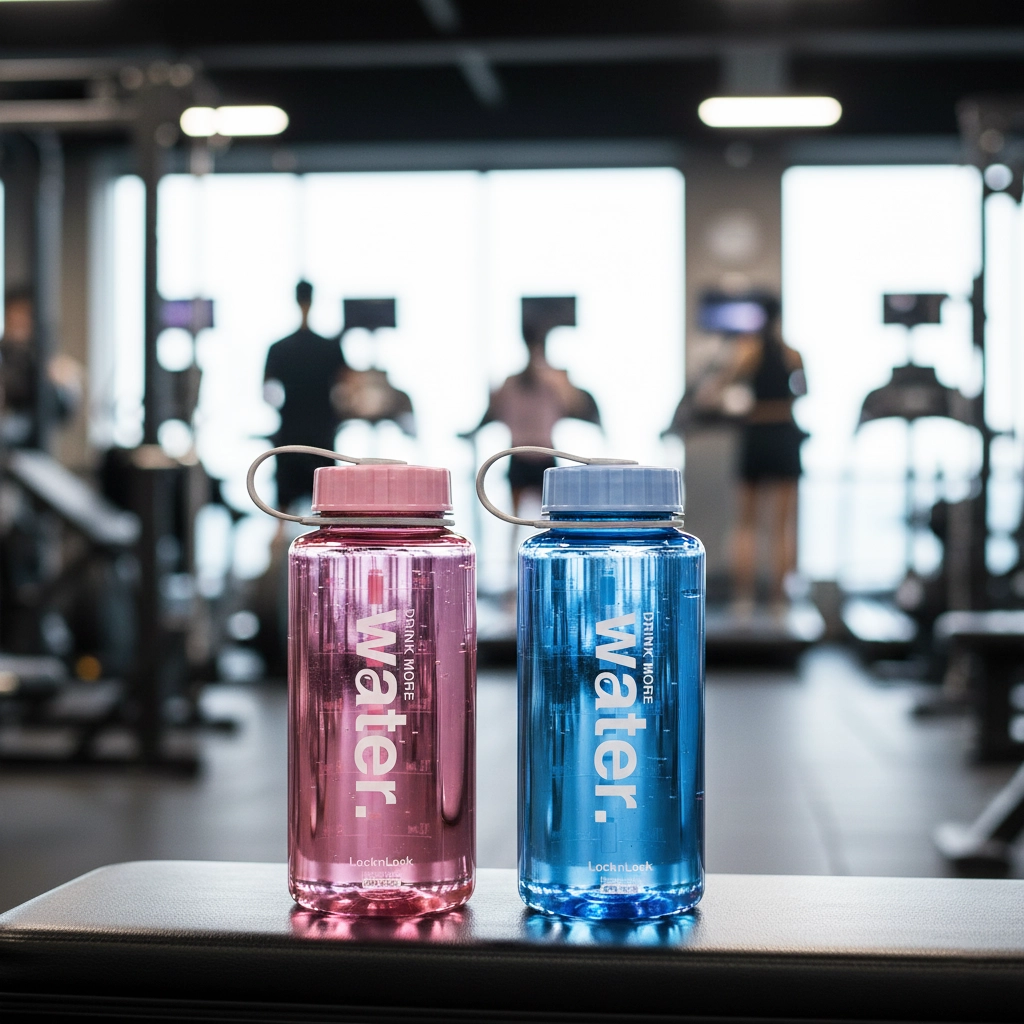 Bình Nước Helper Bottle 1L - 2 Màu (Xanh, Hồng) - LocknLock - ABF610N - LocknLock Cần Thơ