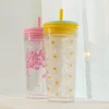 HAP520 - Ly Nhựa 2 Lớp Có Ống Hút LocknLock Bucket Cold Cup With Straw 580ml - 2 Màu (Xanh, Hồng) - LocknLock Cần Thơ