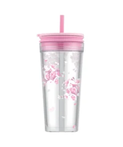 HAP520 - Ly Nhựa 2 Lớp Có Ống Hút LocknLock Bucket Cold Cup With Straw 580ml - 2 Màu (Xanh, Hồng) - LocknLock Cần Thơ