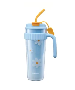 HAP538 - Ly Nhựa 2 Lớp LocknLock Kèm Ống Hút Spring Double Wall Cold Cup 890ml - 3 Màu (Xanh, Xanh Da Trời, Hồng) - LocknLock Cần Thơ