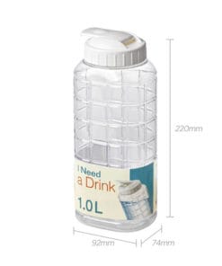 Alternative view of HAP811WHT - Bình Nước 1.0L - Nắp Màu Trắng - LocknLock