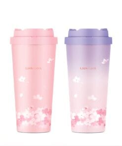 LHC3249 - Bình Giữ Nhiệt LocknLock Energetic Tumbler Peach Blossom 550ml - 2 màu (Hồng, Tím)