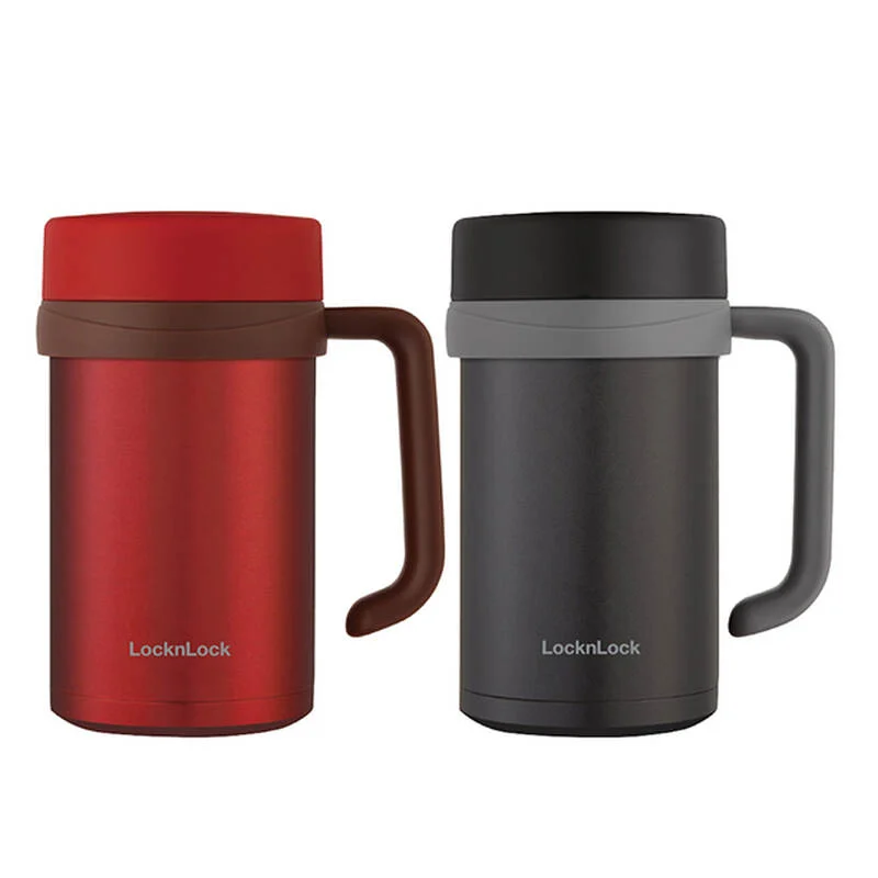 LHC4026 - Bình Giữ Nhiệt LocknLock New Basic Table 500Ml - 2 Màu (Đen, Đỏ Hoa Hồng) - LocknLock Online