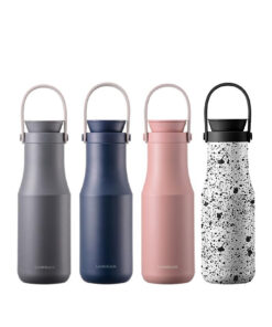 Bình Giữ Nhiệt LocknLock Metro Double 470ml - 4 Màu (Đen/ Trắng, Xám, Xanh Navy, Hồng) - LHC4202