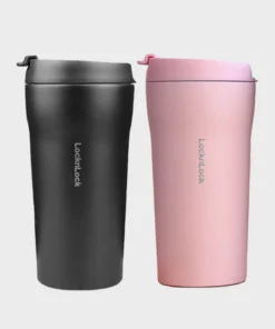 LHC4318 - Ly giữ nhiệt LocknLock Basic Tumbler 370ml 2 Màu (Đen, Hồng) - LocknLock Cần Thơ