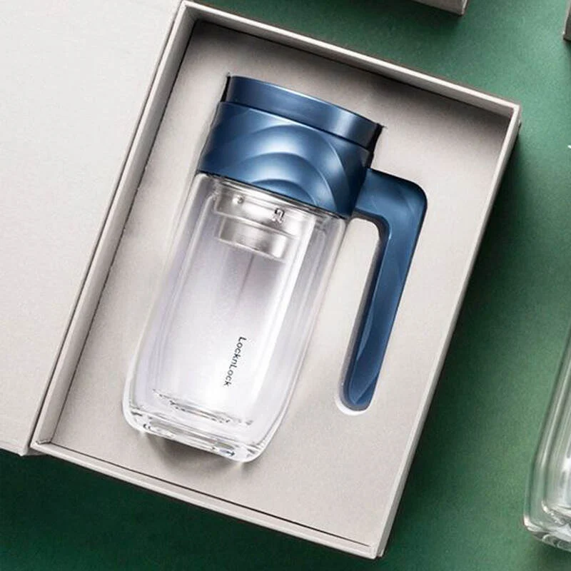 LLG925BLU - Bình đựng nước thủy tinh cao cấp LocknLock - 350ml - LocknLock Online