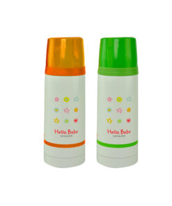 Bình Giữ Nhiệt Hello Bebe Hình Bông Hoa 350ml - 2 Màu (Xanh Lá, Cam) - LocknLock - HBB303