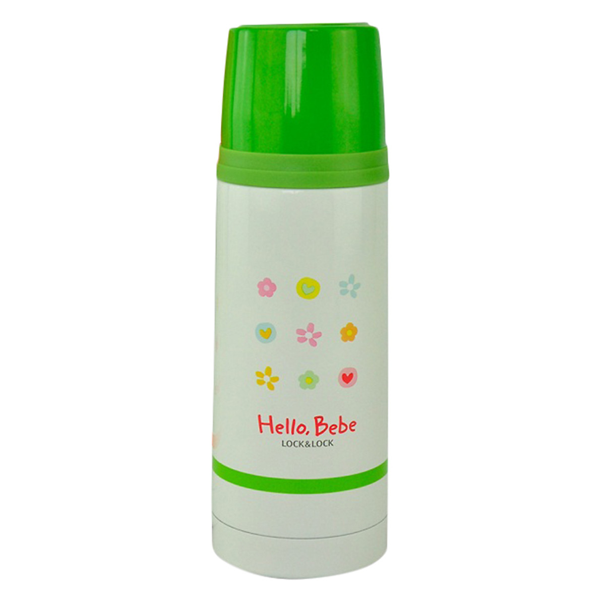Bình Giữ Nhiệt Hello Bebe Hình Bông Hoa 350ml - 2 Màu (Xanh Lá, Cam) - LocknLock - HBB303 - Ảnh 3