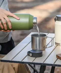 LHC4323 - Bình giữ nhiệt LocknLock SLO Handle Tumbler 500ml - 2 Màu (Màu be, Màu xanh lá) - LocknLock Cần Thơ