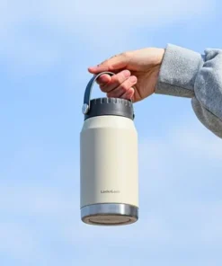 LHC4323 - Bình giữ nhiệt LocknLock SLO Handle Tumbler 500ml - 2 Màu (Màu be, Màu xanh lá) - LocknLock Cần Thơ