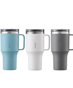 Bình Giữ Nhiệt Locknlock Metro King Tumbler 820ml 3 màu (Màu Xanh, Màu Xám, Màu Ngà) - LHC4326