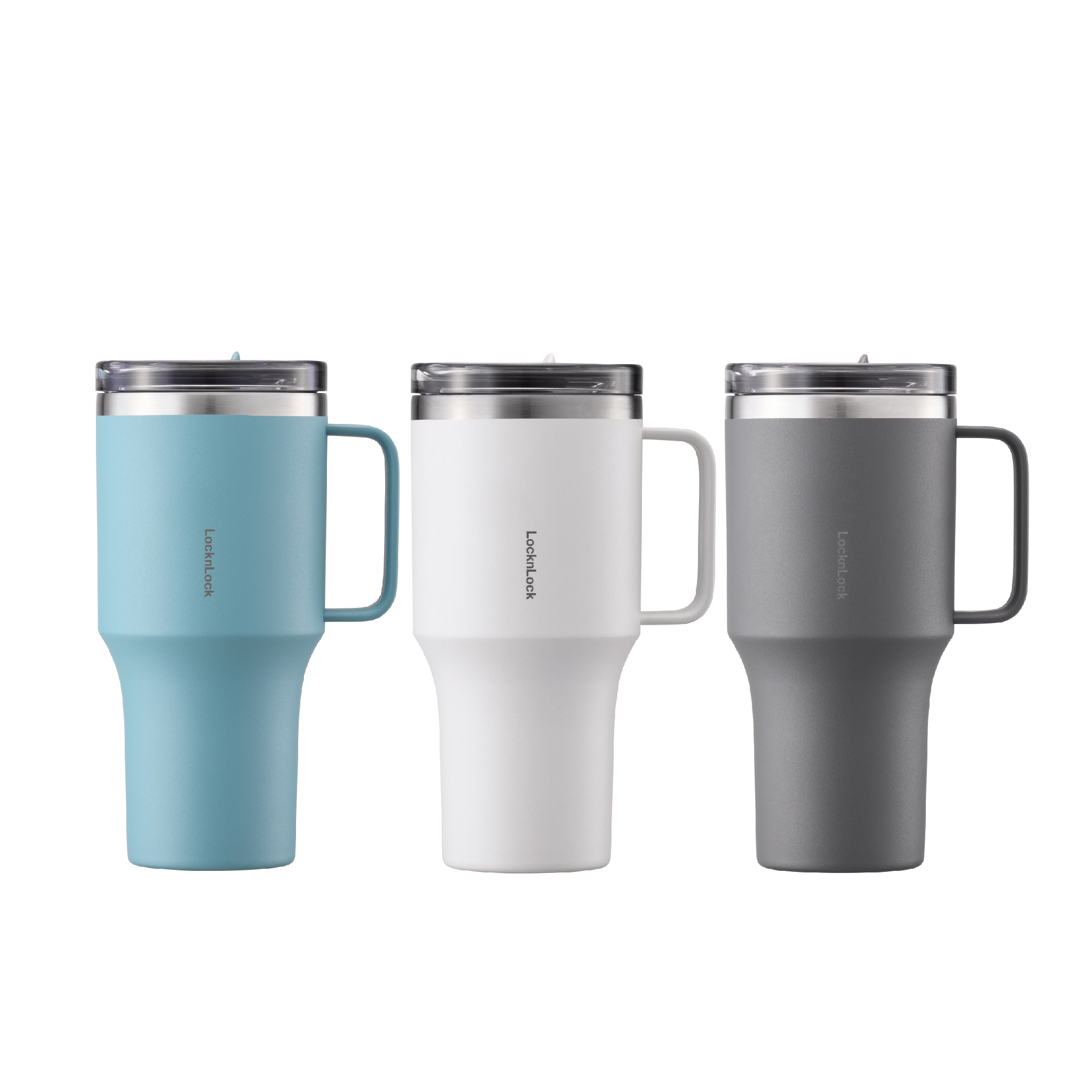 Bình Giữ Nhiệt Locknlock Metro King Tumbler 820ml 3 màu (Màu Xanh, Màu Xám, Màu Ngà) - LHC4326