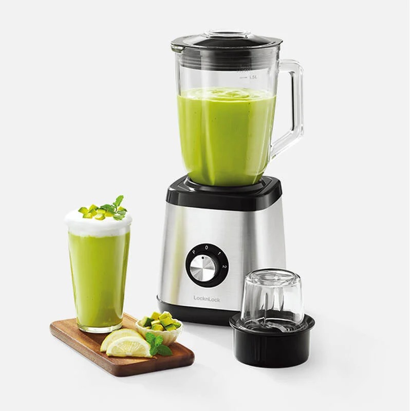 Máy xay sinh tố LocknLock Power Blender 600W - Màu bạc EJM366SLV