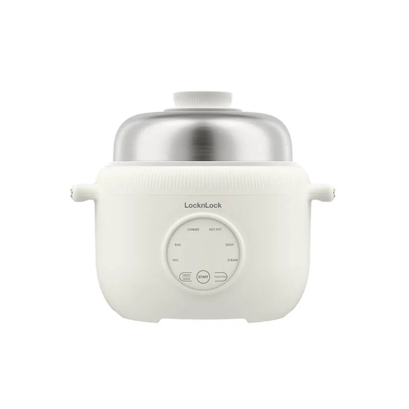 Nồi Điện Đa Năng LocknLock Digital Multipot – 1.6L – Màu Ngà – EJP186IVY