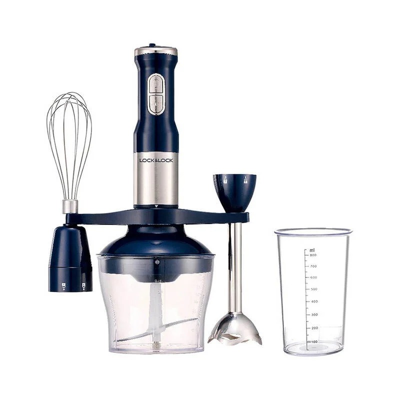 Máy Trộn Thực Phẩm Đa Năng LocknLock – 0.8 L – Màu Xanh Navy – ELHB-220