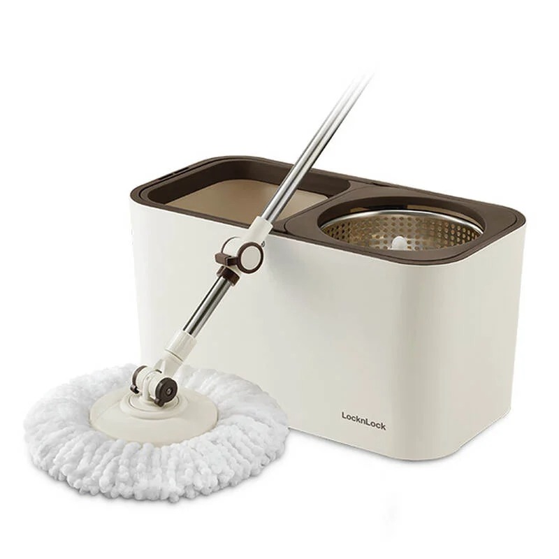 Bộ Cây Lau Nhà Dual Bucket Spin Mop 450x235x240mm - ETM478