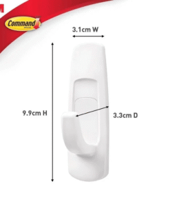 Móc dán tường nhà tắm Command™ 17003b - Chịu lực 2.2 kg - 1 cái/vỉ - 7012591951