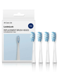Đầu Bàn Chải Điện Lock&Lock Replacement Brush Heads - 4 Cái - Màu Trắng - ENR331WHT_RB