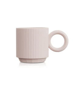 Ly Sứ LocknLock 390ml 3 màu (Hồng, Xám, Ngà) - TLL564