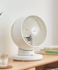 Quạt Tuần Hoàn Không Khí LocknLock Desktop Circulation Fan - 220V, 50Hz, 28W - Màu Ngà - ENF156IVY