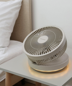 Quạt sạc điện gấp gọn Jenniferoom Foldable fan 8W, 8000mAh - Màu be JRL-FF085COM