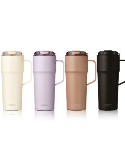 Bình giữ nhiệt LocknLock Metro Cafe HandleTumbler dung tích 750ml bằng thép không gỉ phủ sứ 4 màu - LHC4418
