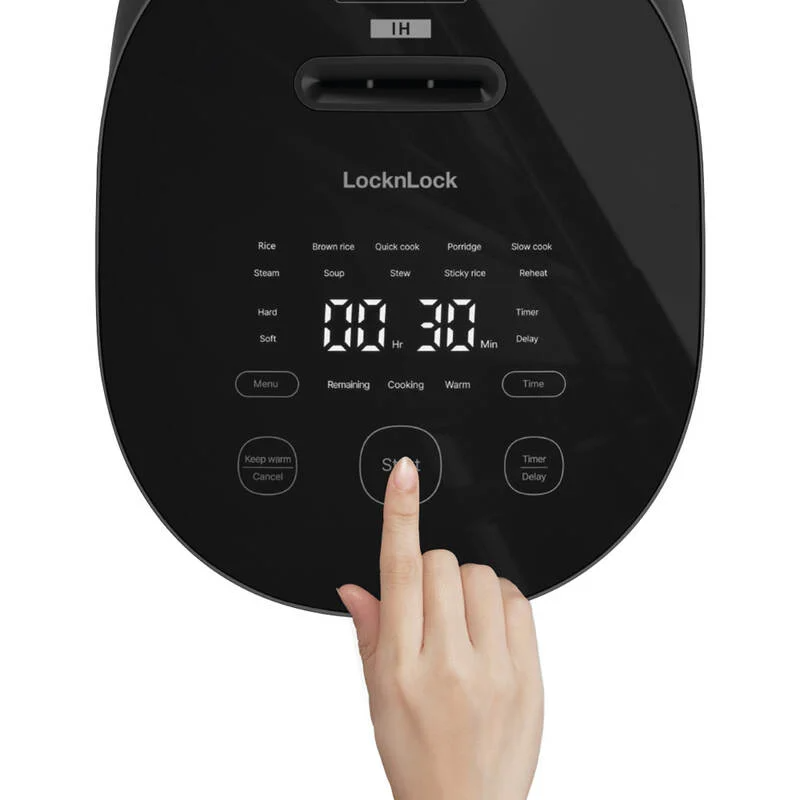 Nồi Cơm Điện Cao Tần LocknLock 1.2L Chống Tràn, Giữ Ấm 24 Giờ – EJR586BLK - Ảnh 2