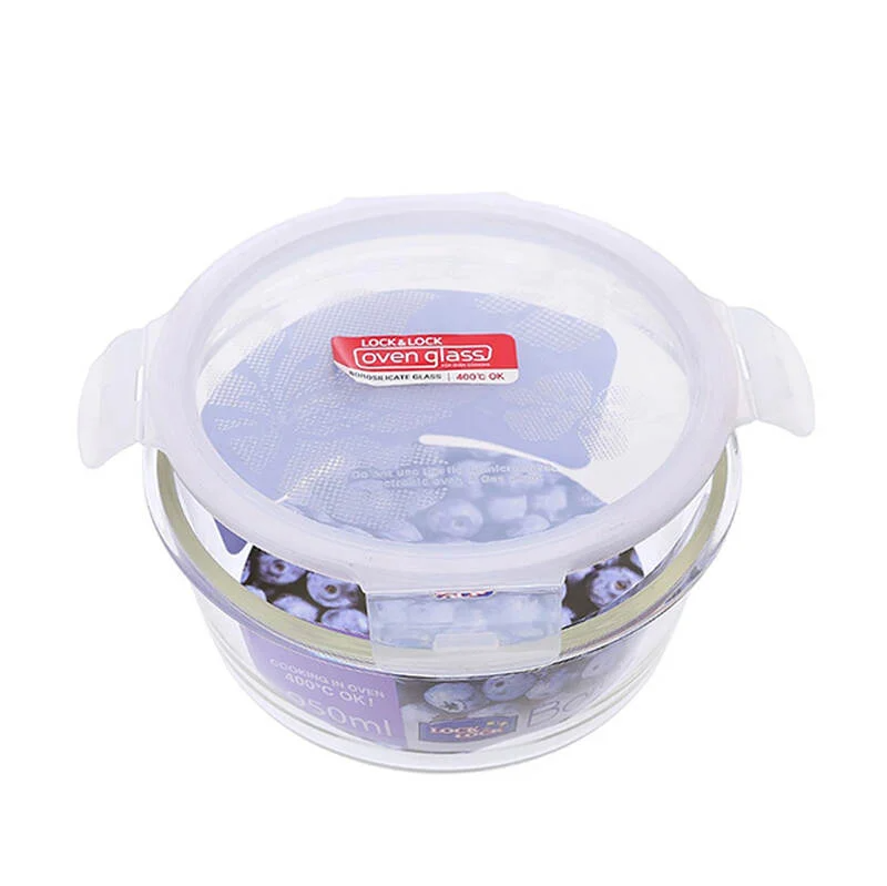 Hộp Thủy Tinh Chịu Nhiệt Ys Tròn 950Ml - Locknlock - LLG861 - Ảnh 2