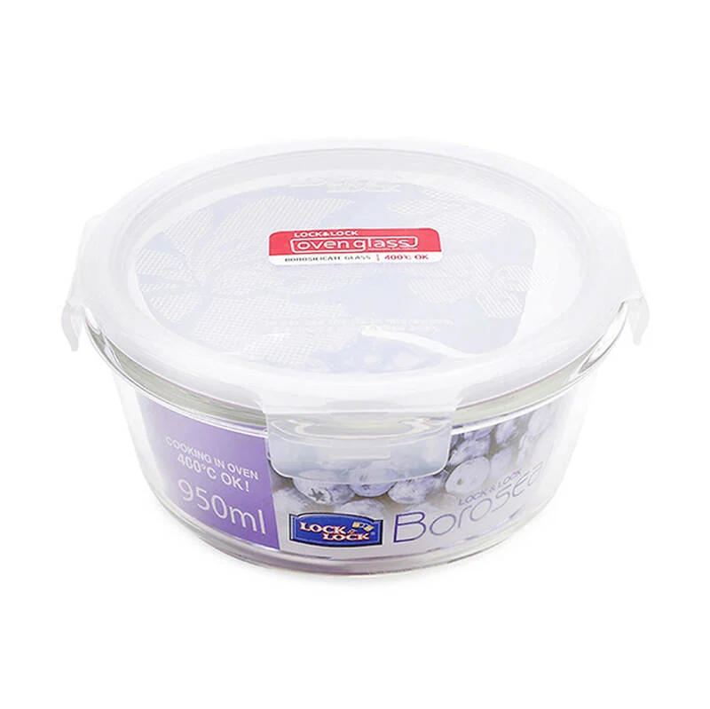 Hộp Thủy Tinh Chịu Nhiệt Ys Tròn 950Ml - Locknlock - LLG861 - Ảnh 3