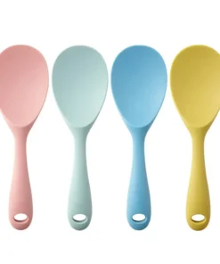 CKT207 - Muôi Múc Cơm Bằng Silicone LocknLock - 4 Màu (Vàng, Mint, Hồng, Xanh) - https://locknlockonline.com/