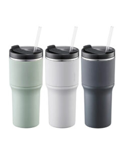 Bình Giữ Nhiệt Lock&Lock Metro Drive 650ml Kèm Ống Hút Và Cọ Rửa - 3 Màu (Xám, Xanh Mint, Trắng) - LHC4277