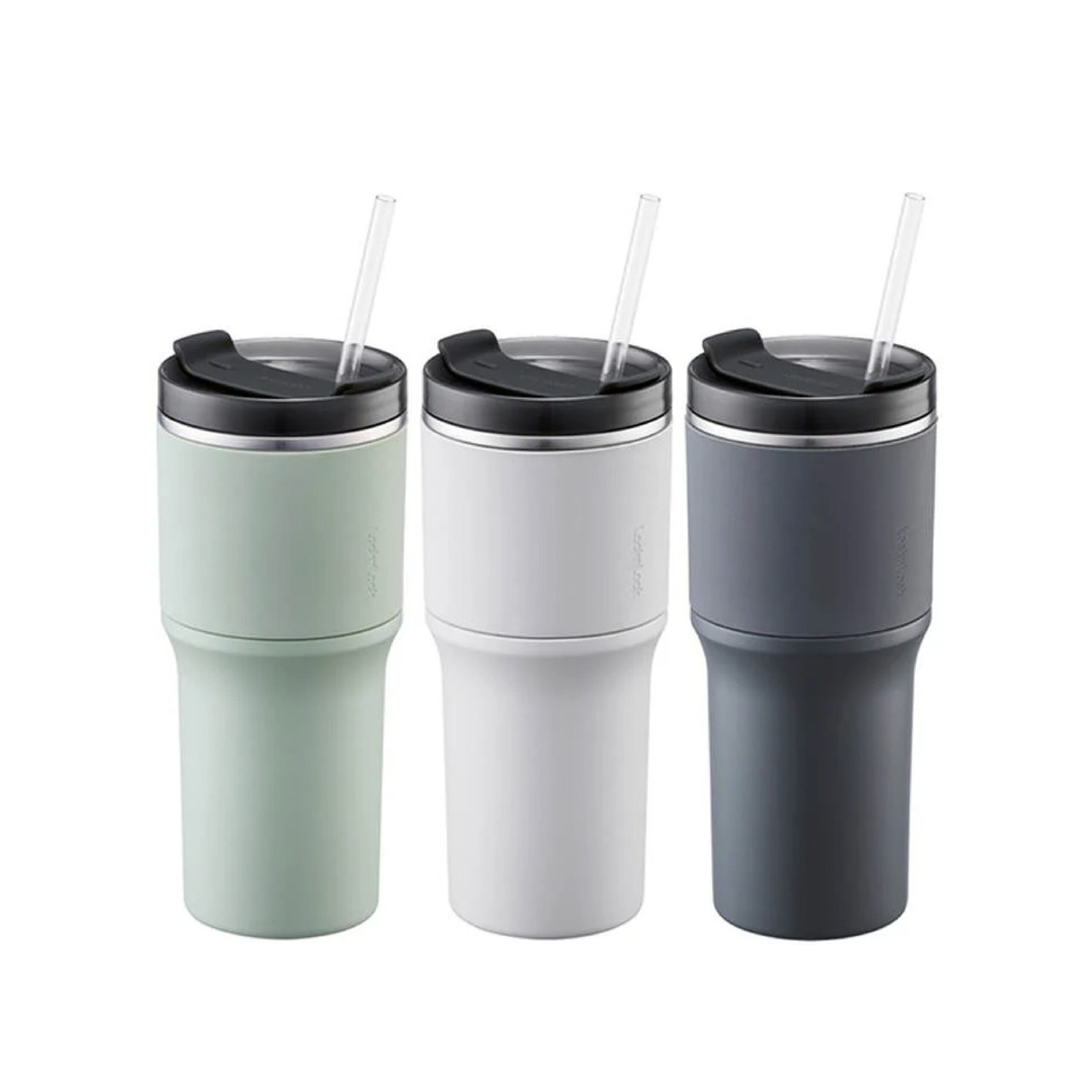 Bình Giữ Nhiệt Lock&Lock Metro Drive 650ml Kèm Ống Hút Và Cọ Rửa - 3 Màu (Xám, Xanh Mint, Trắng) - LHC4277