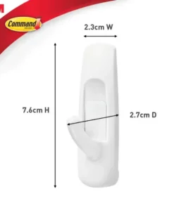 7012591952 – Móc dán tường nhà tắm Command™ 17001b – Chịu lực 1.3 kg – 2 cái/vỉ - https://locknlockonline.com/