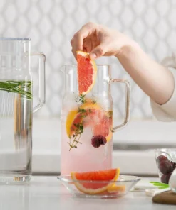 LLG6100 – Bình nước thủy tinh chịu nhiệt LocknLock Metro Glass Jug 1.2L – Màu trong suốt - https://locknlockonline.com/