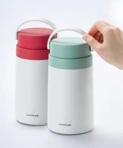 LHC8043MIT – Hộp Giữ Nhiệt Đựng Thức Ăn Locknlock Handle Food Jar 1L – 2 Màu (Xanh Mint, Đỏ) - https://locknlockonline.com/