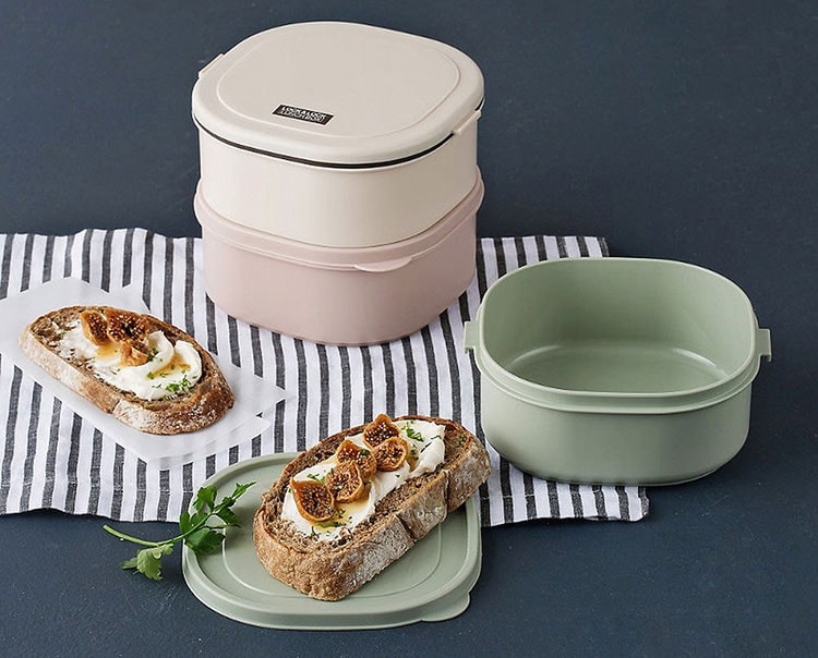 Bộ Hộp Cơm 3 Tầng Bằng Nhựa Size S (136x126x180Mm) - Locknlock - HPL770 - Ảnh 2