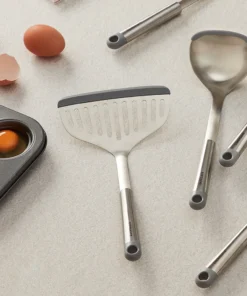 CKT331GRY – Xẻng Lật Lớn Có Rãnh Goodcare Locknlock – 286x150x34mm – Màu Xám - https://locknlockonline.com/