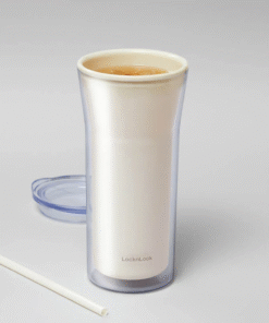 Ly Nhựa 2 Lớp Locknlock Daily Essential 770ml - 3 Màu (Ngà, Xanh Dương Nhạt, Tím Nhạt) - HAP526