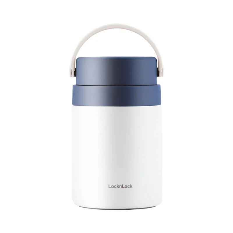 Hộp Giữ Nhiệt Đựng Đồ Ăn Có Tay Cầm Handle Food Jar LocknLock 700Ml - 2 Màu (Navy, Hồng) - LHC8042