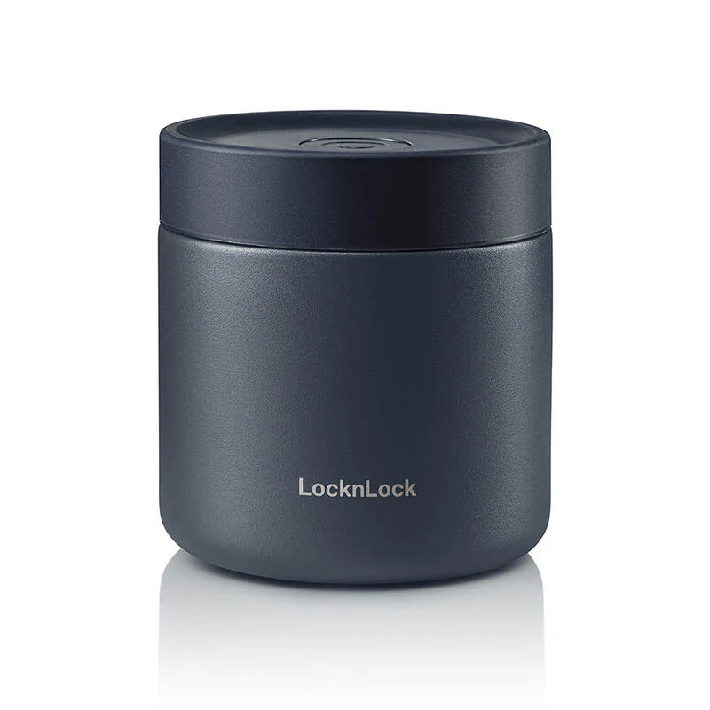 Hộp Cơm Giữ Nhiệt LocknLock Pump Vacuum Lunch Box 500ml - Màu Xanh Navy - LHC8053NVY