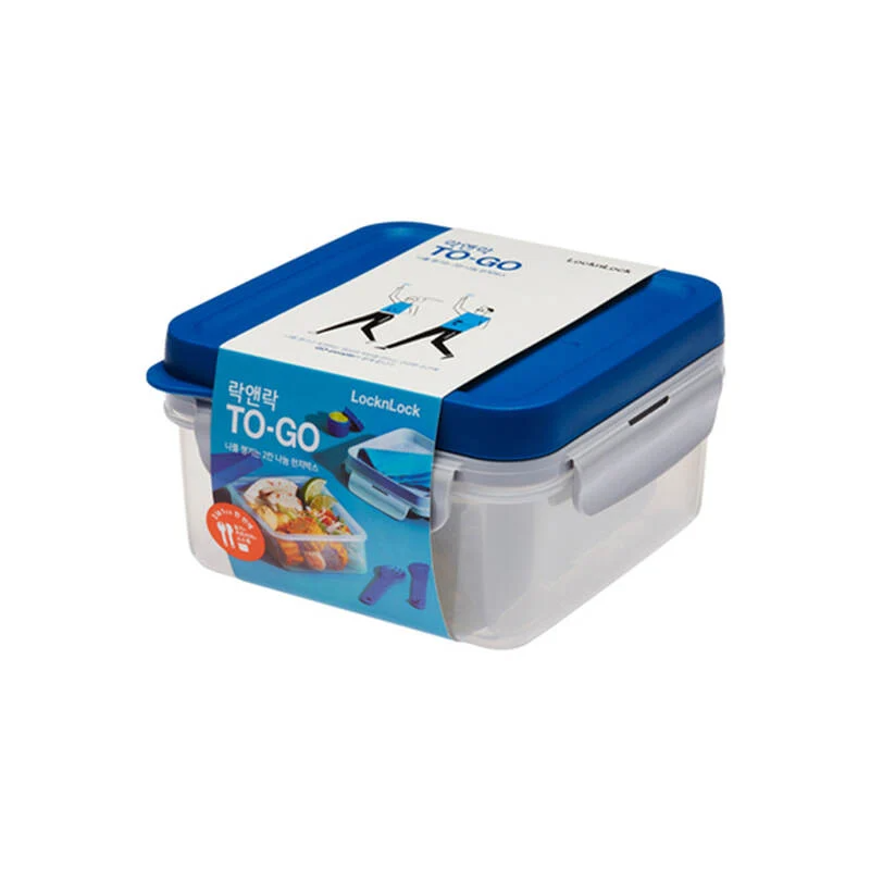 Hộp Cơm Locknlock Togo Lunch Box 1.2L - 2 Màu (Xanh Dương, Vàng) - HPL979