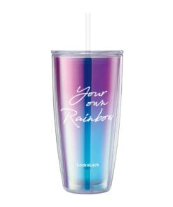 HAP507 - Ly Nhựa Hai Lớp LocknLock Rainbow Double Wall Cold Cup 750ml - 2 Màu (Tím, Trắng) - LocknLock Cần Thơ