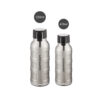 Bình Giữ Nhiệt Bằng Thép Không Gỉ Lock&Lock Bumper Bottle Màu Bạc - 470Ml, 650Ml - LHC4141, LHC4142