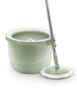 Bộ Cây Lau Nhà Mini LocknLock Spin Mop & 4 Bông Lau - Màu Xanh Mint - ETM498MITS2