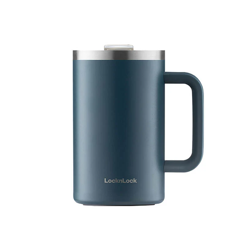 Ca Nước Giữ Nhiệt LocknLock Flat Table Mug 730ml - 3 màu (Xanh Cổ Vịt, Tím, Vàng) - LHC4320