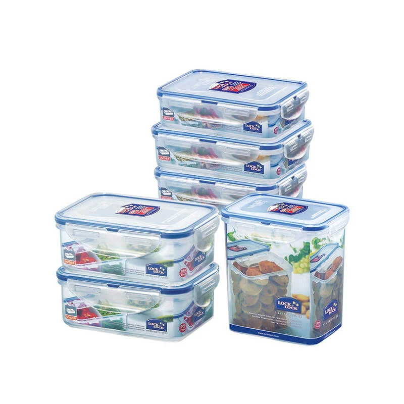 Bộ 6 Hộp Bảo Quản LockNLock Classic (HPL814*1,HPL814C*1,HPL815*2,HPL815C*1,HPL812H*1) - HPL815S6